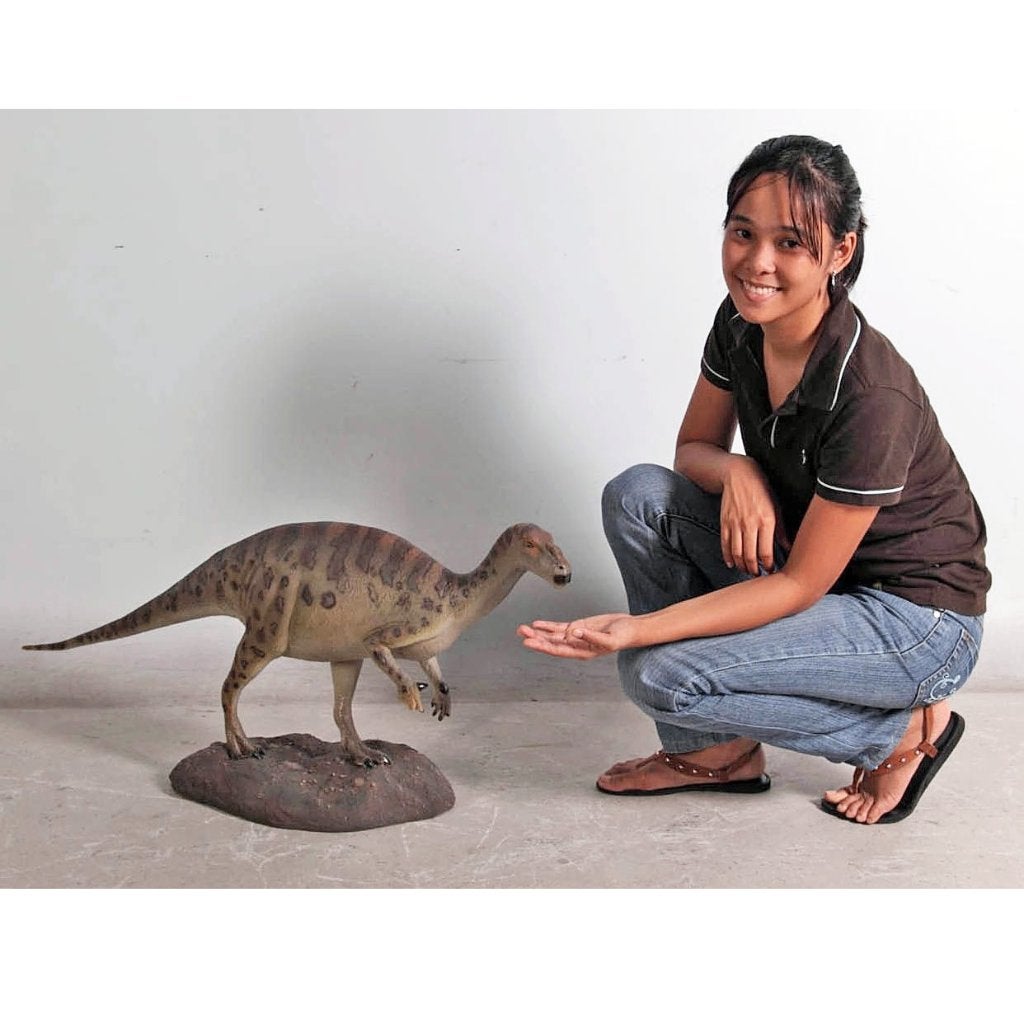 Hypsilophodont — Dinosaurusbeeld, lengte 202 cm, Ophalen, Nieuw