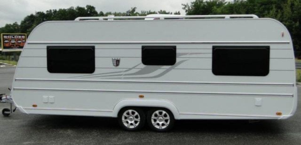 Tabbert 570 bellini, Caravanes & Camping, Caravanes, Grand lit, Jusqu'à 4, 6 à 7 mètres, Tabbert