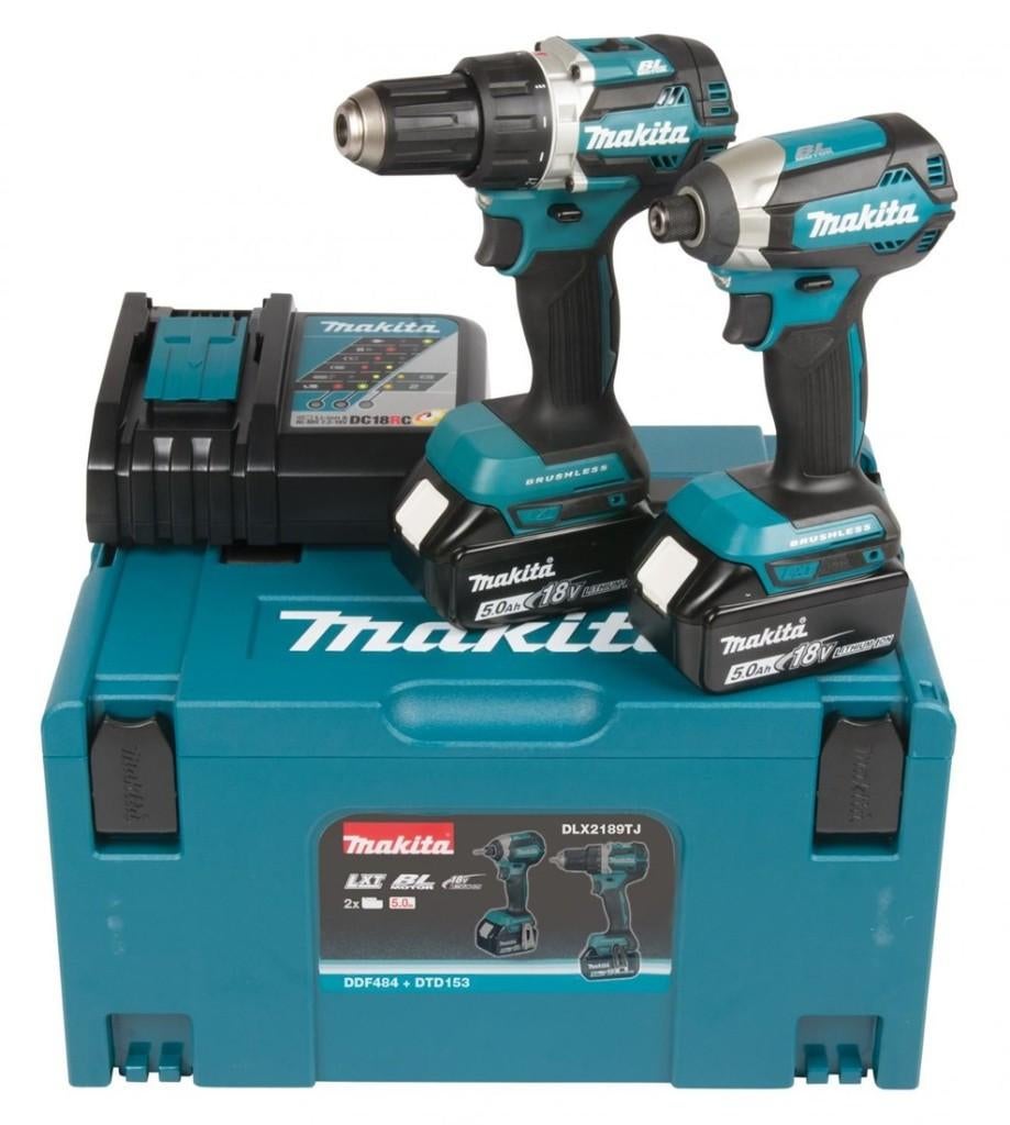 Makita DLX2189TJ Li combinatieset voor accuschroef/boormachi, Doe-het-zelf en Bouw, Ophalen, Nieuw
