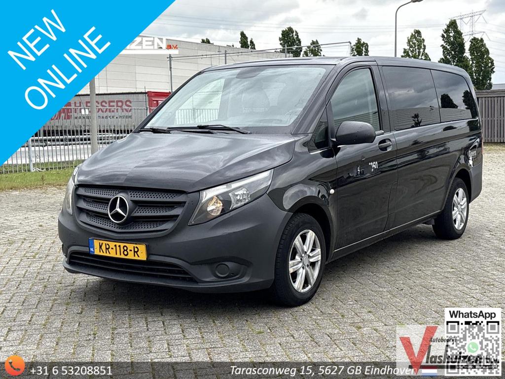 Mercedes-Benz Vito Tourer 114 BlueTEC Pro Lang Automaat | €, Auto's, Automaat, Zwart, Zwart, Bedrijf