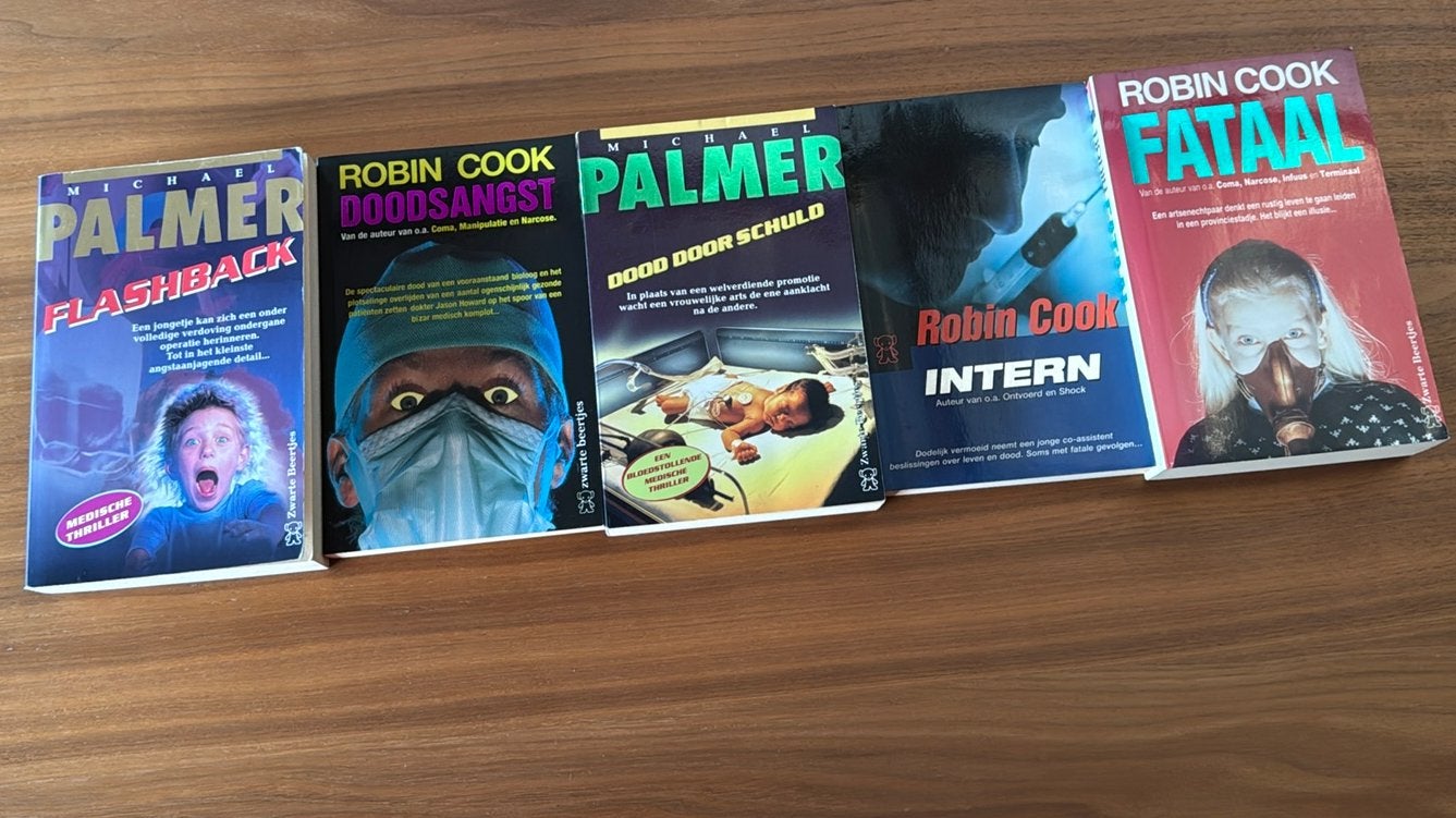 Verschillende boeken van Robin Cook en Michael Palmer, Enlèvement, Comme neuf