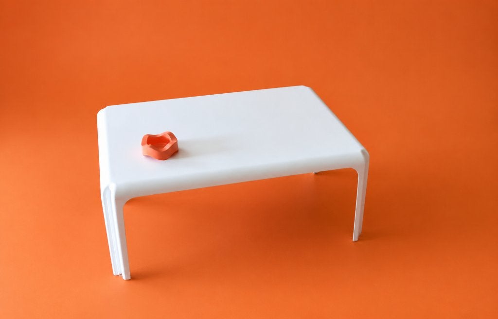 Vintage Coffee Table by Vico Magistretti for Artemide, 1960s, Enlèvement, Plastique, Marqué