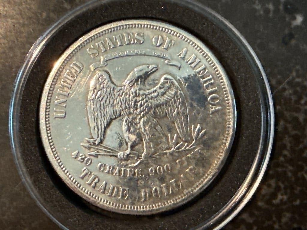 Échangez des dollars de 1876, Envoi, Argent