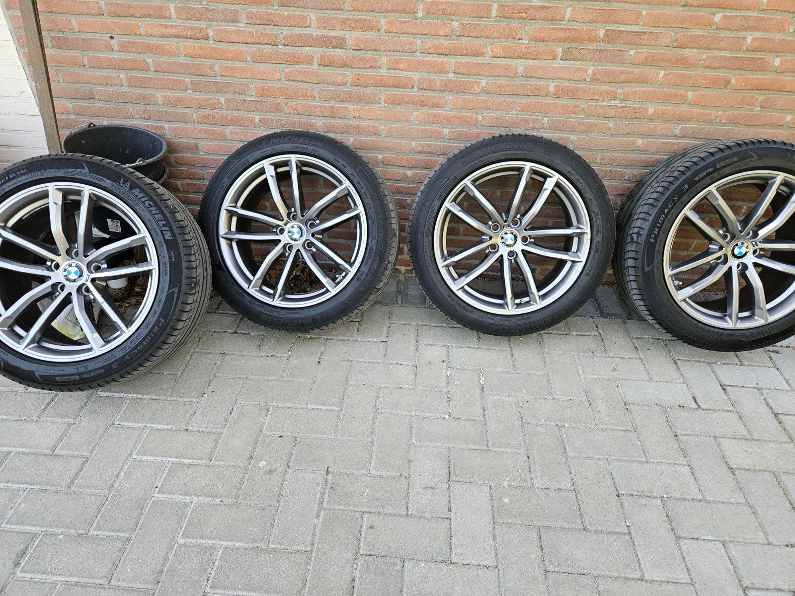 BMW M velgen g30 breedset 18", Ophalen, 18 inch, Velg(en), Zomerbanden