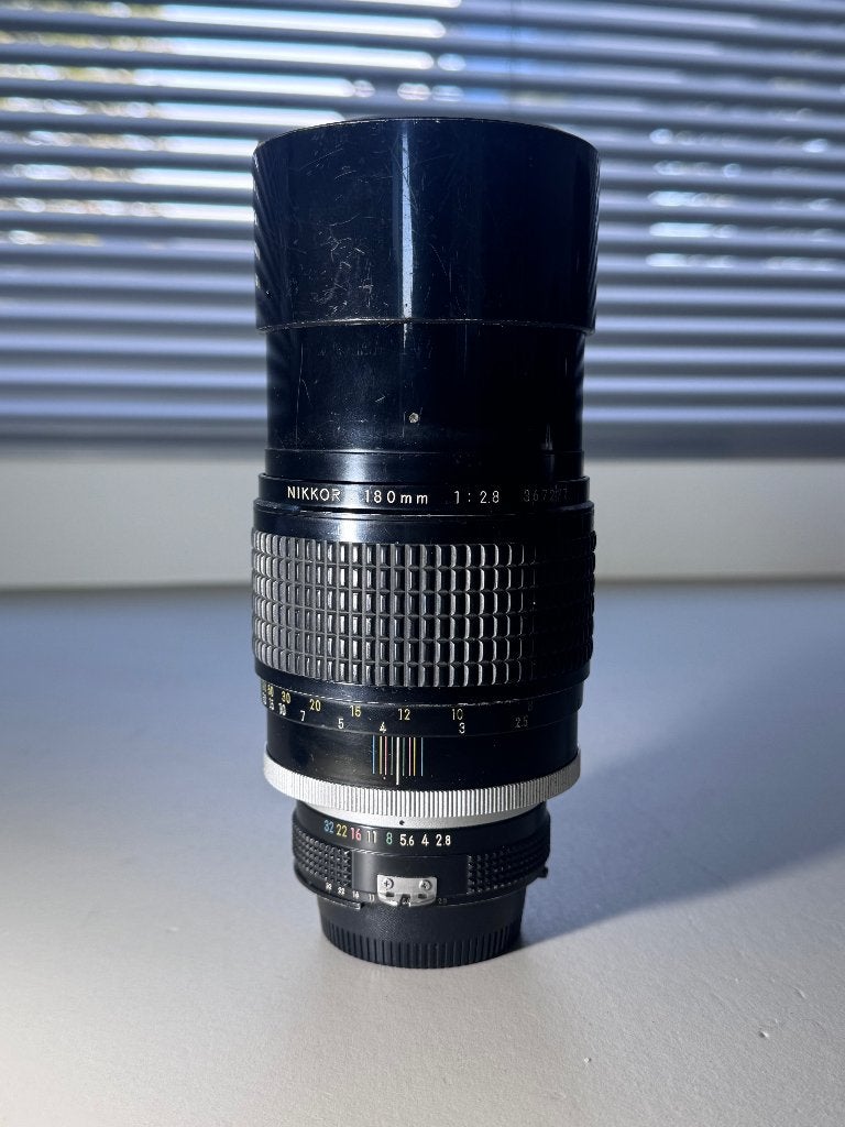Nikkor Ai 180 mm 1:2.8 lens, Ophalen, Gebruikt, Nikon