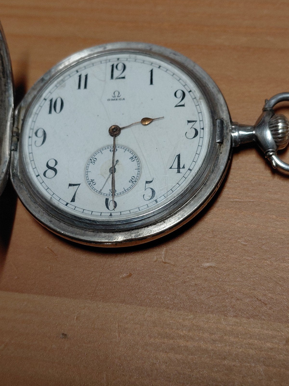 antiek omega zakhorloge, Bijoux, Sacs & Beauté, Montres | Anciennes | Antiquités, Enlèvement, Montre de poche, Omega, Avec chaîne