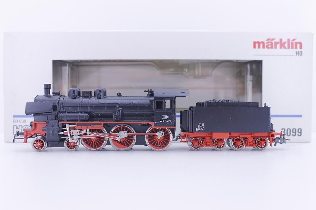 Marklin 3099 HO Serie 038 DB, Hobby en Vrije tijd, Modeltreinen | H0, Zo goed als nieuw, Locomotief, Wisselstroom, Märklin, Analoog