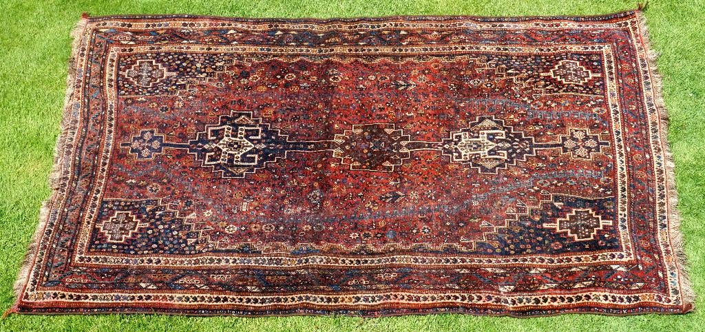 Ancien Tapis Tribal Oriental datant des Années 30, Enlèvement ou Envoi