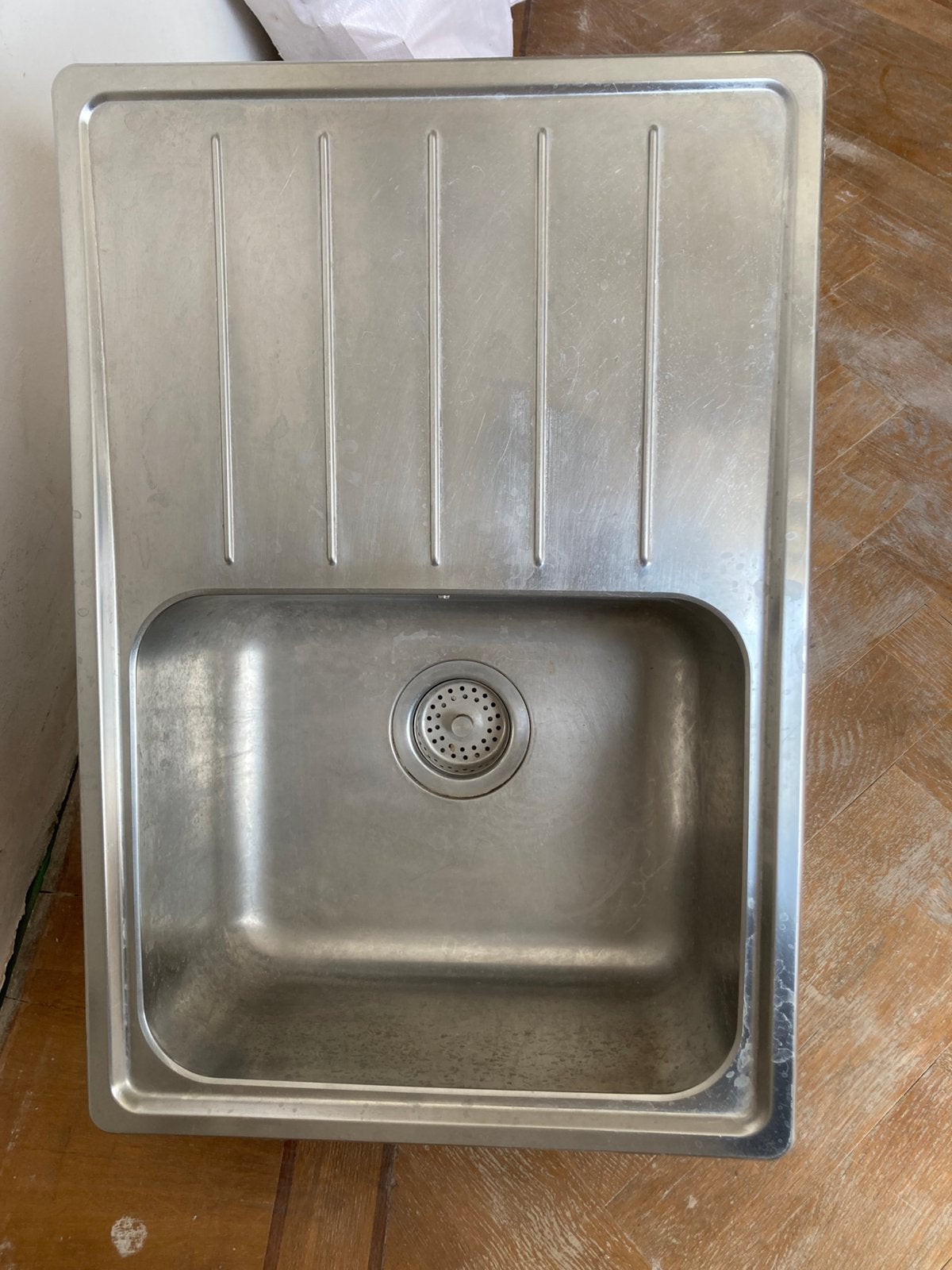 evier inox 1bac IKEA, Maison & Meubles, Enlèvement, Comme neuf