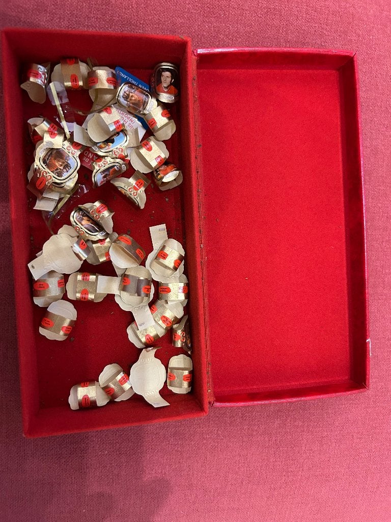 45 sigarenbandjes wielrenners begin jaren 70, Ophalen, Zo goed als nieuw, Sigarenbandjes