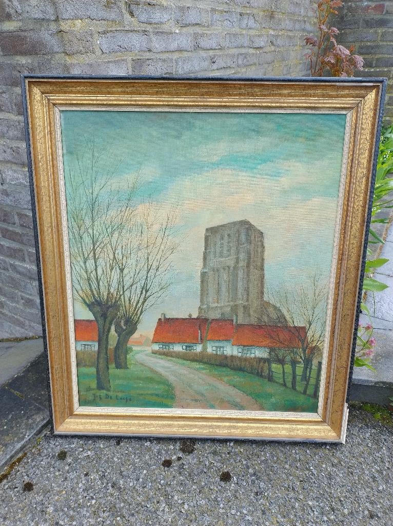 Schilderij Johannes Josephus de Loose - kerk Oostkerke, Enlèvement