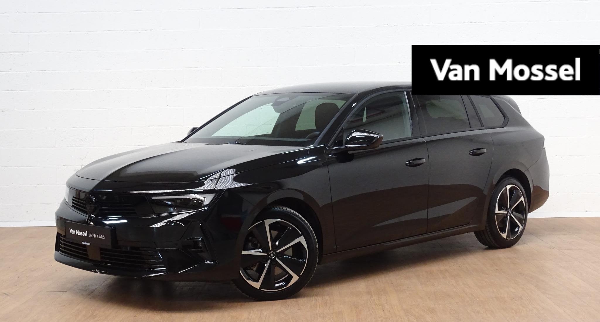 Opel Astra Sports Tourer 1.2 Turbo 96kW S/S GS Auto, Stof, Gebruikt, Zwart, 131 pk