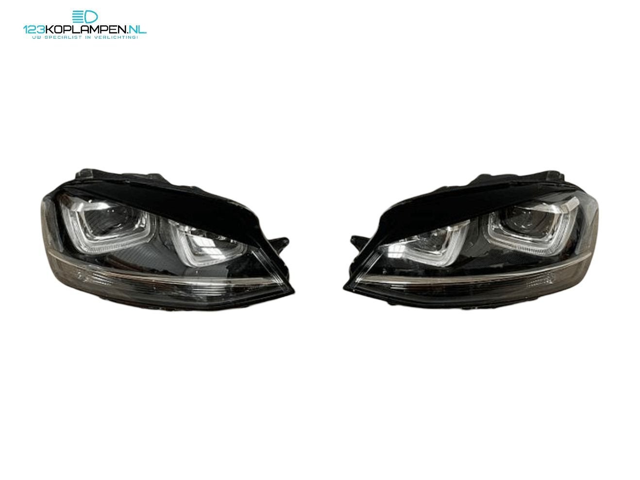 VW Volkswagen Golf 7 Xenon LED koplamp koplampen links recht, Auto-onderdelen, Gebruikt, -, Volkswagen, -
