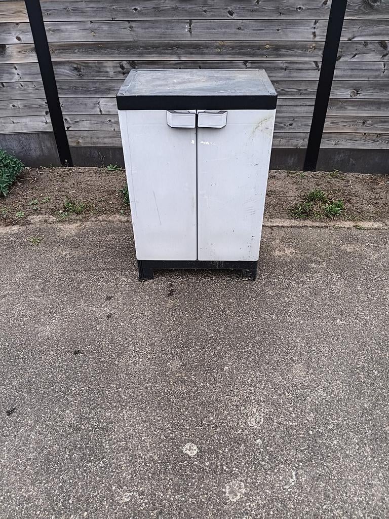 Pvc  opbergkast  voor tuin, Jardin & Terrasse, Stockage & Armoires de jardin, Enlèvement, Utilisé, Synthétique, Autres types