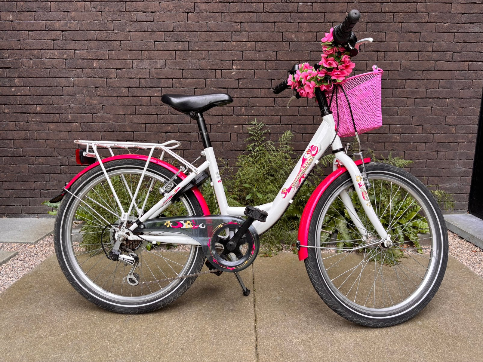 Meisjesfiets 22 inch, Fietsen en Brommers, Ophalen, Gebruikt, 22 inch, Versnellingen