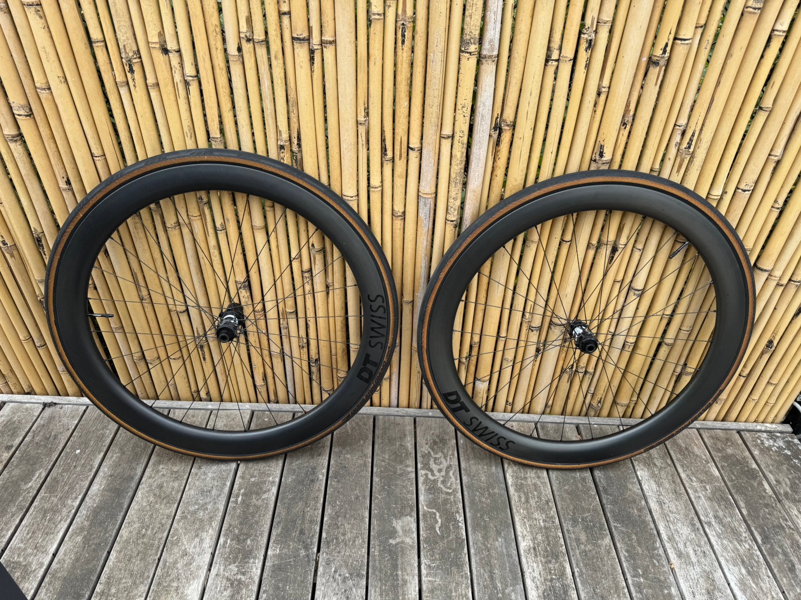 DT Swiss ARC 1600 50mm incl GP 5000 S Tr, Fietsen en Brommers, Fietsonderdelen, Gebruikt, Racefiets, Carbon, Ophalen