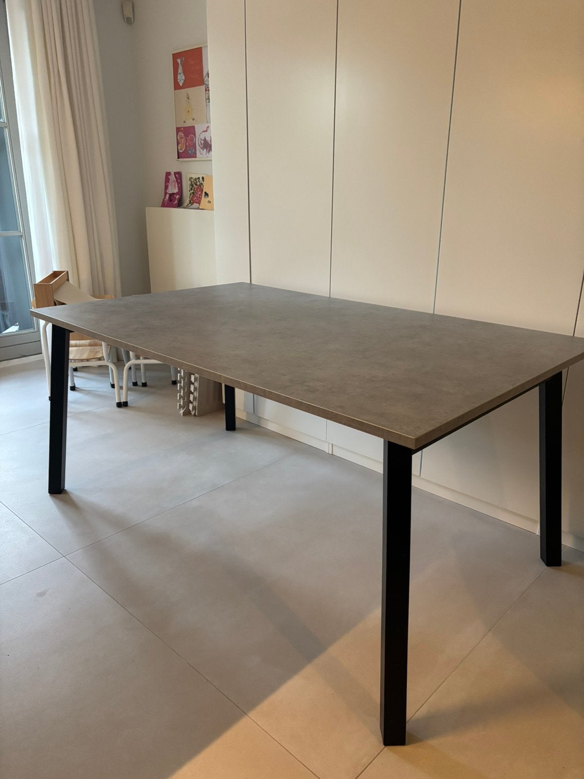 Table de salle à manger extensible Victoria, Comme neuf, Enlèvement, 50 à 100 cm, Rectangulaire