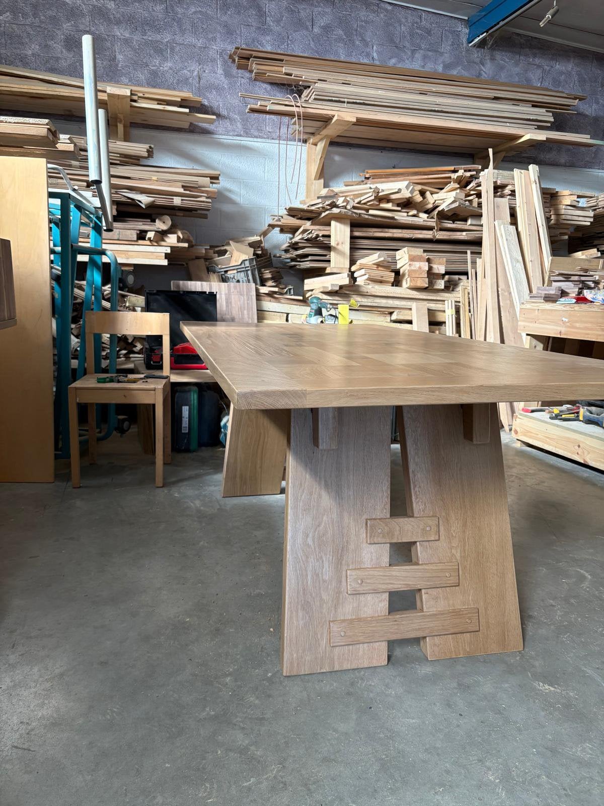 Table à manger en chêne, Enlèvement ou Envoi, Neuf