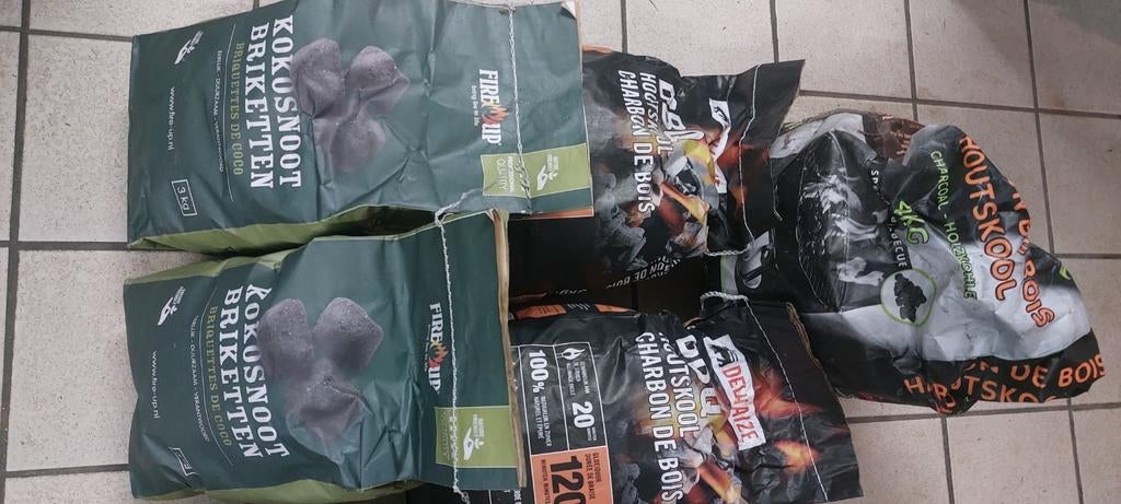 Houtskool/kokosbriquetten BBQ, Enlèvement ou Envoi