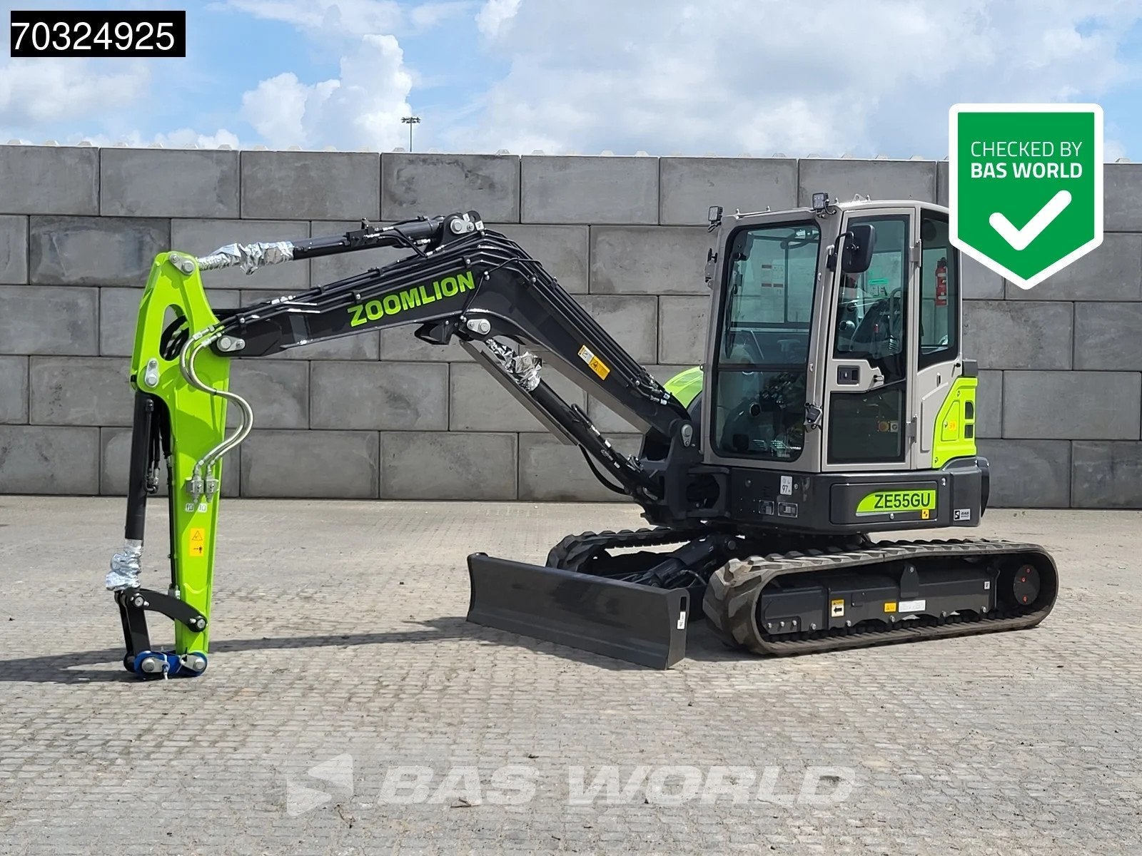 Zoomlion ZE55 GU KUBOTA ENGINE - CE CERTIFIED, Graafmachine