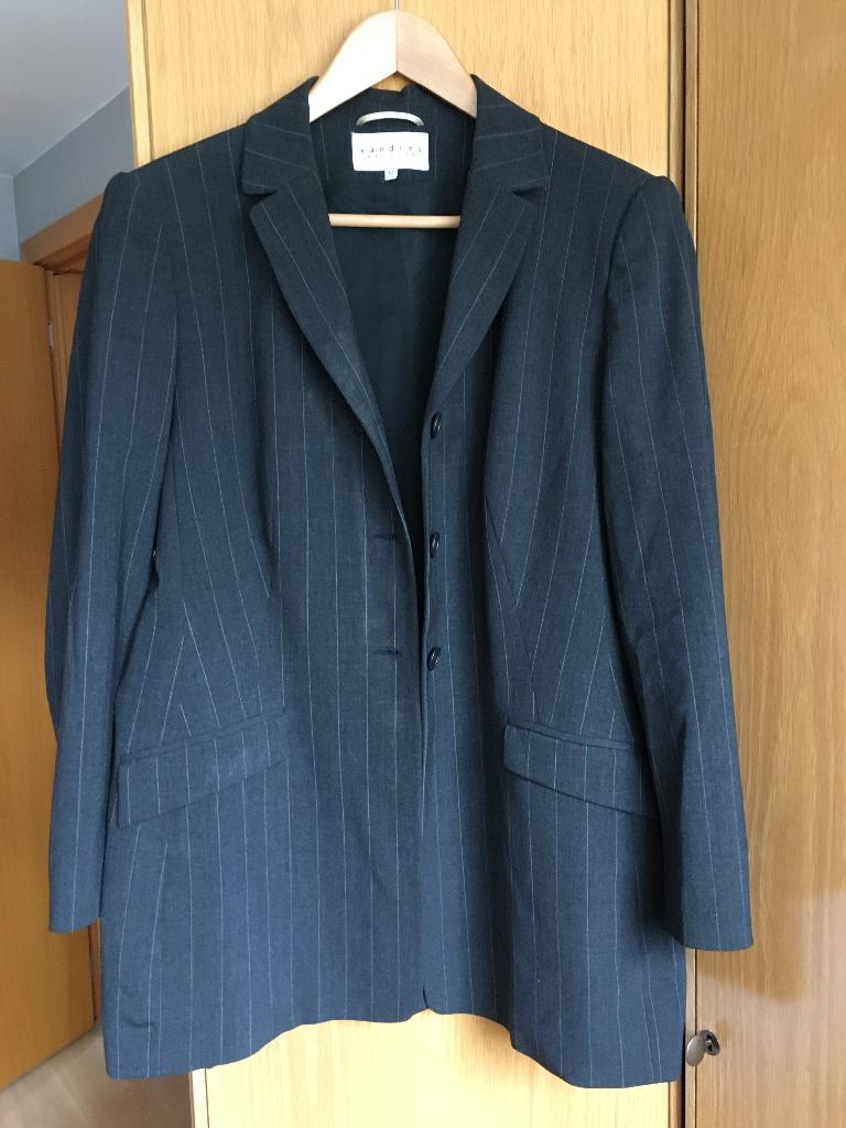 Blazer donkergrijs Xandres maat 42, Maat 42/44 (L), Ophalen of Verzenden, Zo goed als nieuw, Jasje