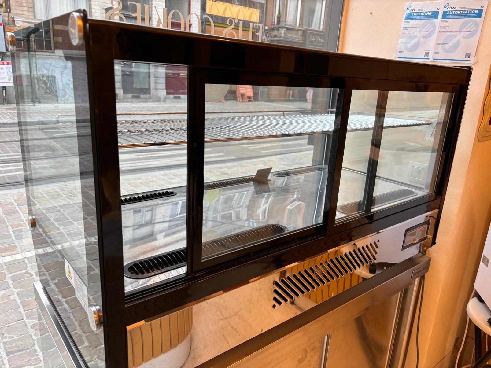 Comptoir/vitrine frigo + meuble inox, Enlèvement, Neuf, sans emballage, Boulangerie et Boucherie