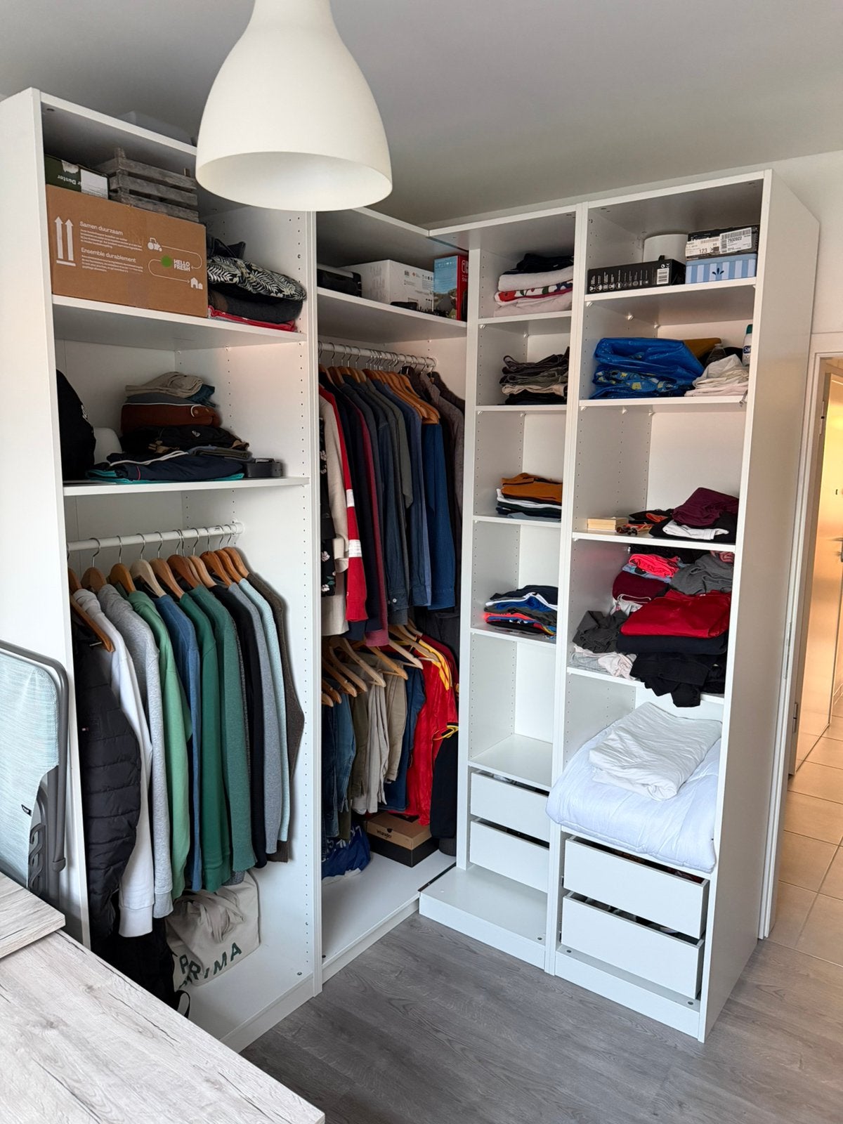 Dressing Ikea Pax, Huis en Inrichting, Ophalen, Met lade(s), 200 cm of meer, 150 tot 200 cm