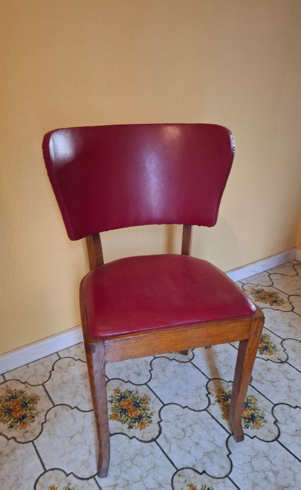 Chaise vintage en bois, Antiquités & Art, Enlèvement