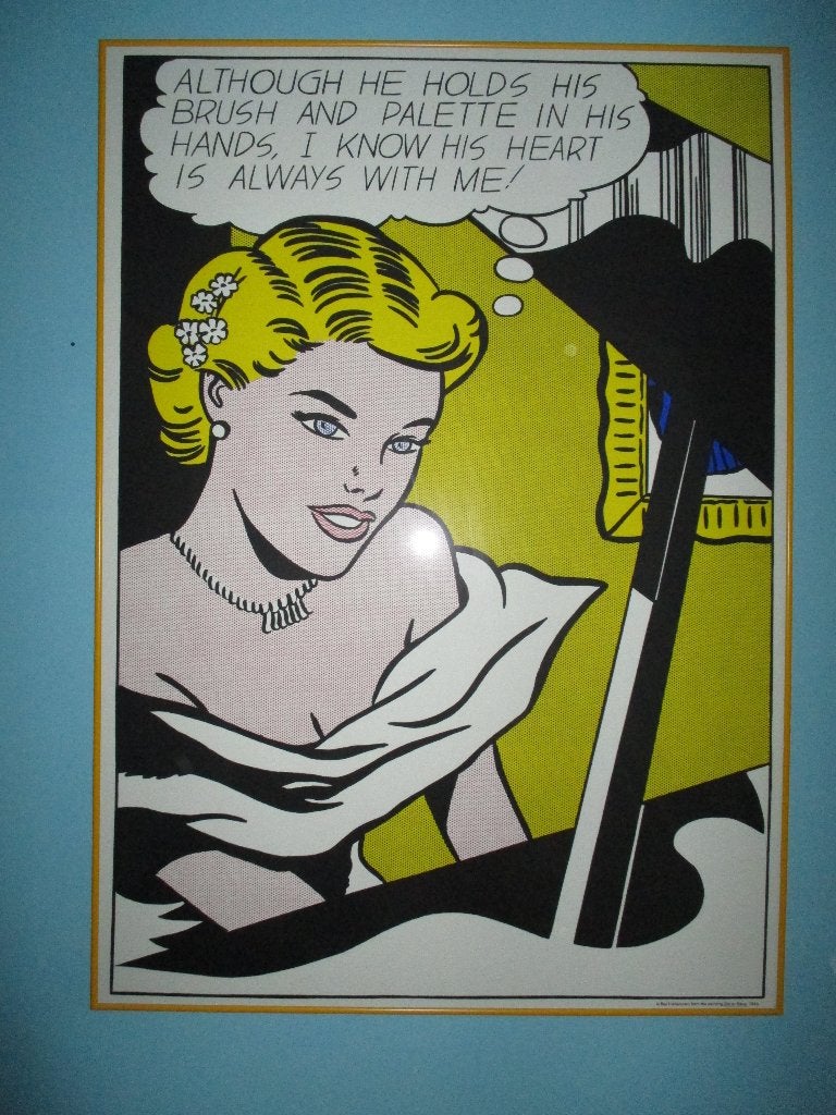 ROY LICHTENSTEIN, Antiquités & Art, Art | Peinture | Moderne, Autres matériaux, Enlèvement, Portrait, Sérigraphie