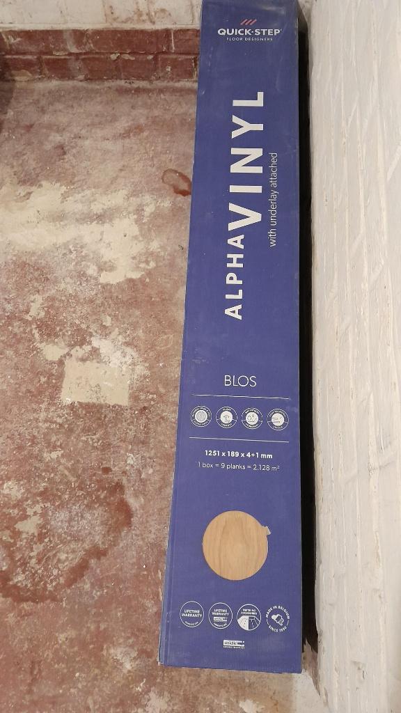 Revêtement de sol vinyle Quick Step Alpha Vinyl, Huis en Inrichting, Stoffering | Vloerbedekking, Nieuw, Vinyl, 10 tot 25 m², Ophalen
