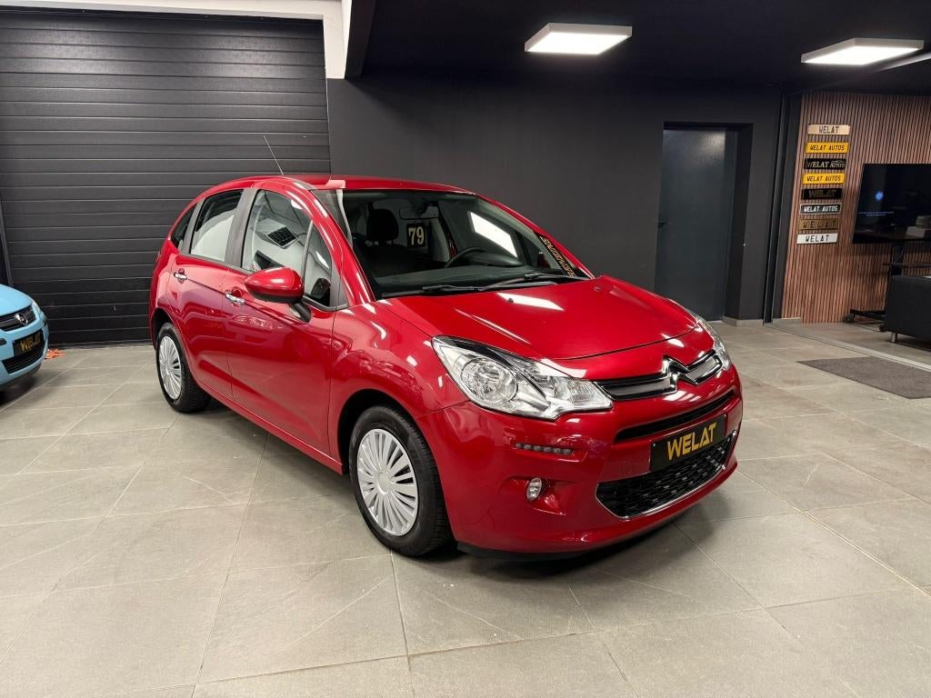 CITROEN C3 BENZINE/2015/EURO 6b/TOP STAAT, Autos, Achat, Entreprise, Noir, Essence