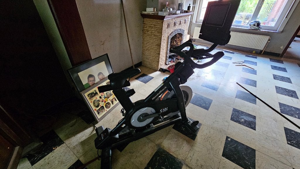 Home trainer Nordic Track s10i, Sport en Fitness, Ophalen, Gebruikt, Metaal, Benen