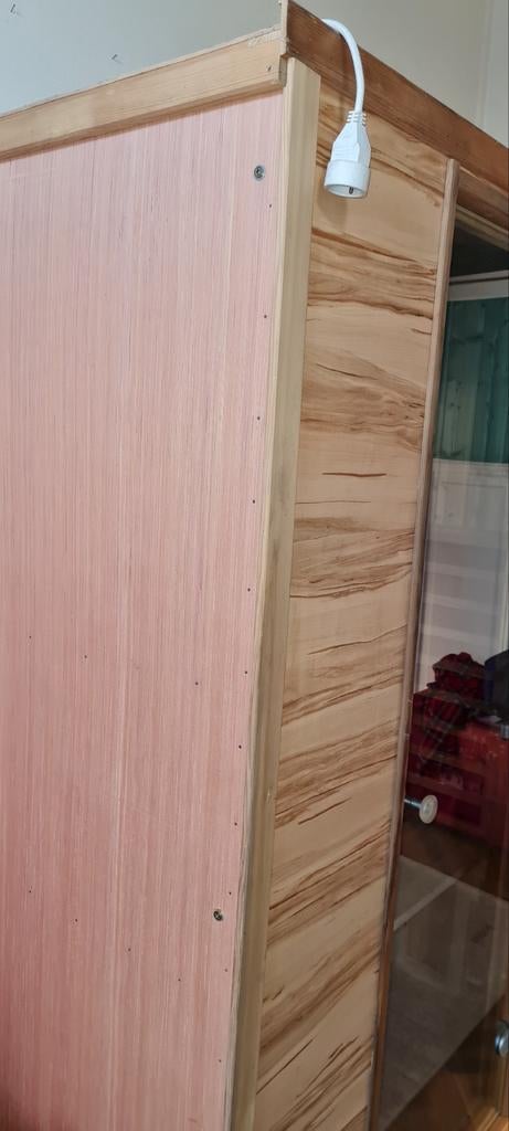 ruime infrarood sauna 2 pers. ( infraworld) verlaagde prijs, Sport en Fitness, Sauna, Ophalen, Gebruikt, Infrarood, Complete sauna