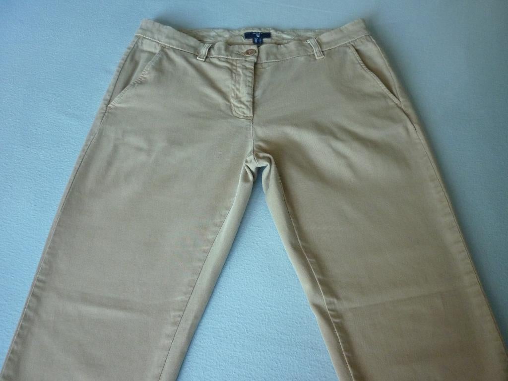 Zomerbroek Gant, Kleding | Dames, Beige, Ophalen of Verzenden, Zo goed als nieuw, GANT