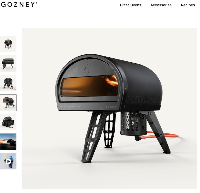 four pizza Gozney Roccbox black edition signature, Jardin & Terrasse, Fours à pizza, Comme neuf, Enlèvement