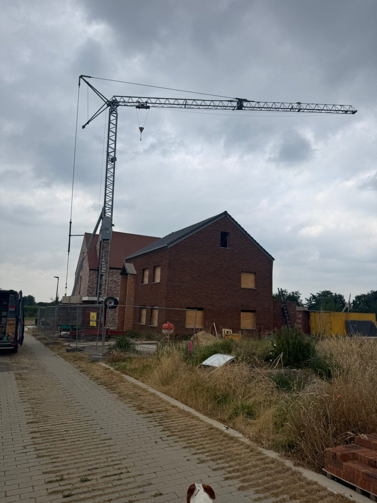 Bendini bouwkraan, Doe-het-zelf en Bouw, Ophalen, Gebruikt