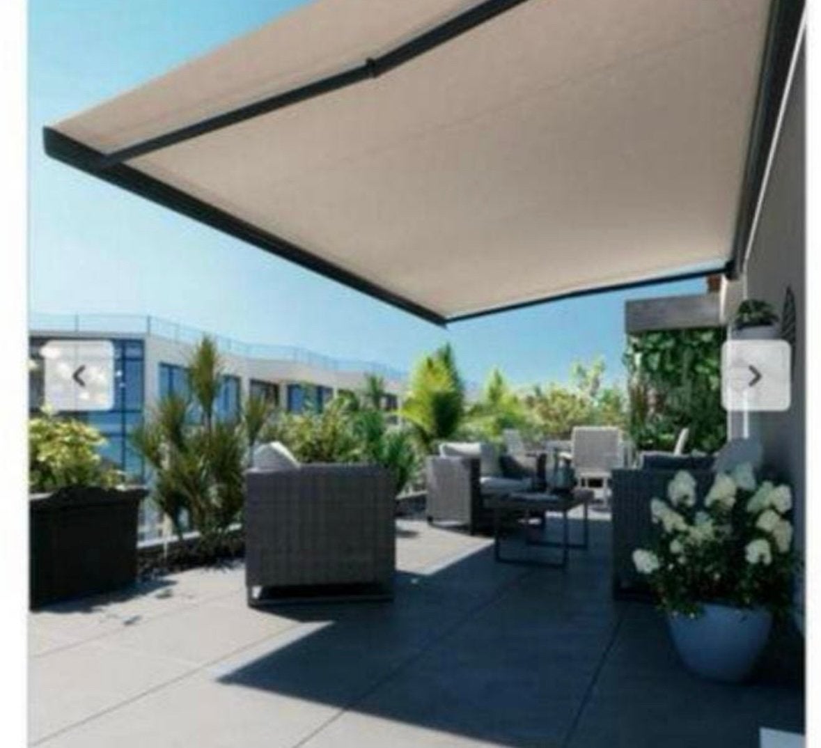 Store banne Nori Naterial neuf emballé, Jardin & Terrasse, Enlèvement, Neuf