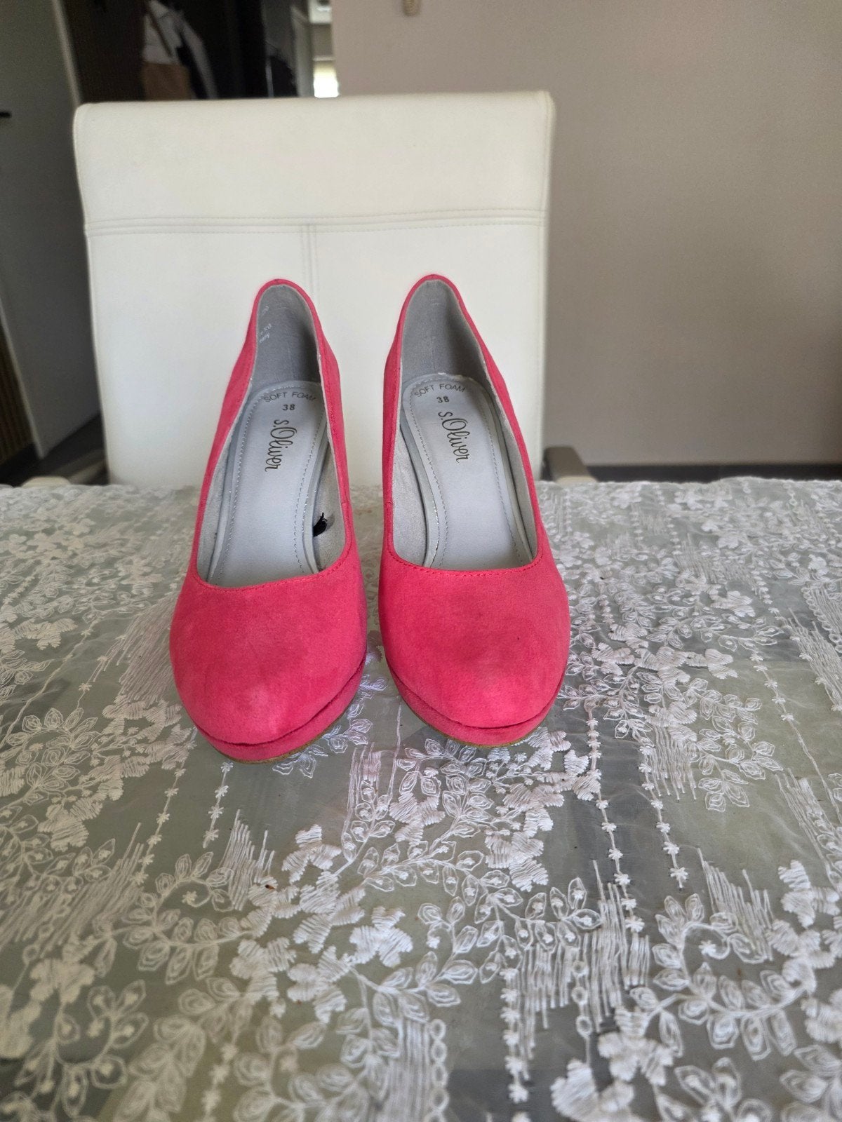 roze pumps 38, Pumps, Ophalen of Verzenden, Zo goed als nieuw, Roze