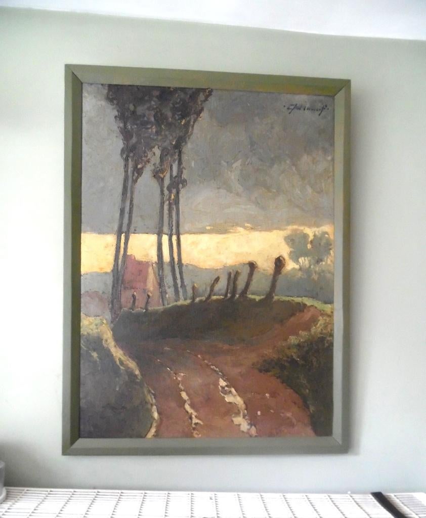 Expressionistisch  schilderij, Ophalen