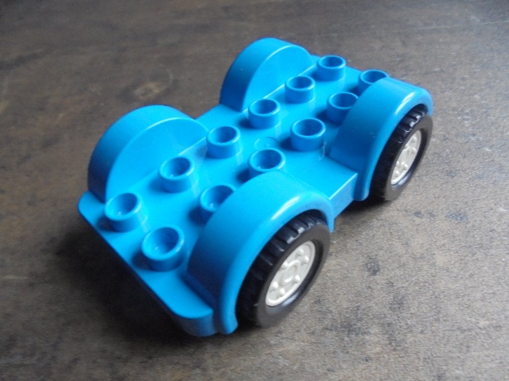 Lego Duplo Car Base 2x6 with Fixed Axles (zie foto's) 9, Kinderen en Baby's, Ophalen of Verzenden, Gebruikt, Losse stenen, Duplo