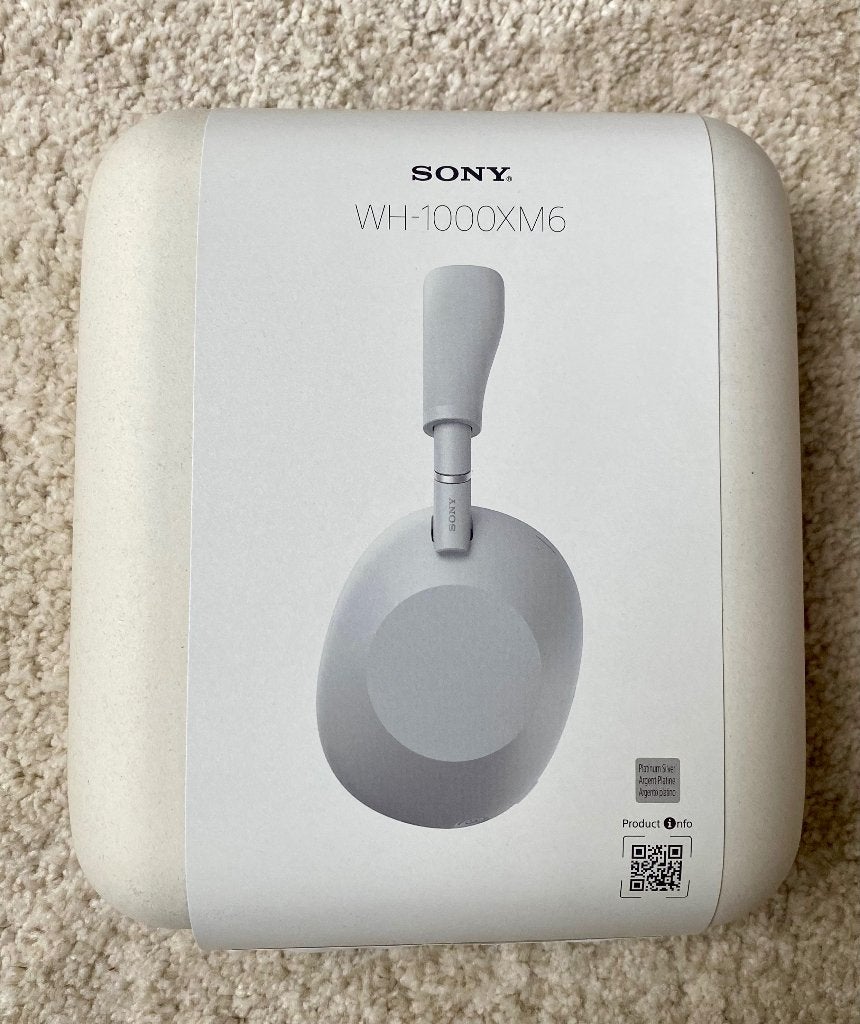 Sony WH-1000XM6 Platinum Silver – zo goed als nieuw, Audio, Tv en Foto, Zo goed als nieuw, Microfoon, Zilver, Verzenden