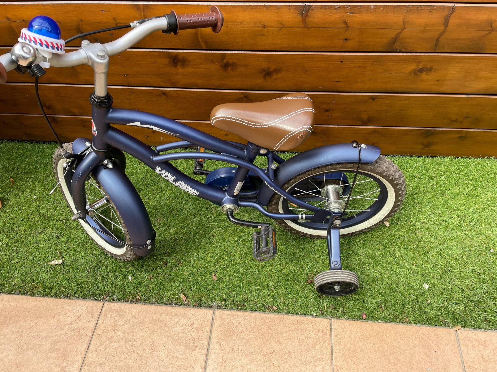 Volare kinderfietsje  blue cruiser  14 inch, Fietsen en Brommers, Ophalen, Zo goed als nieuw
