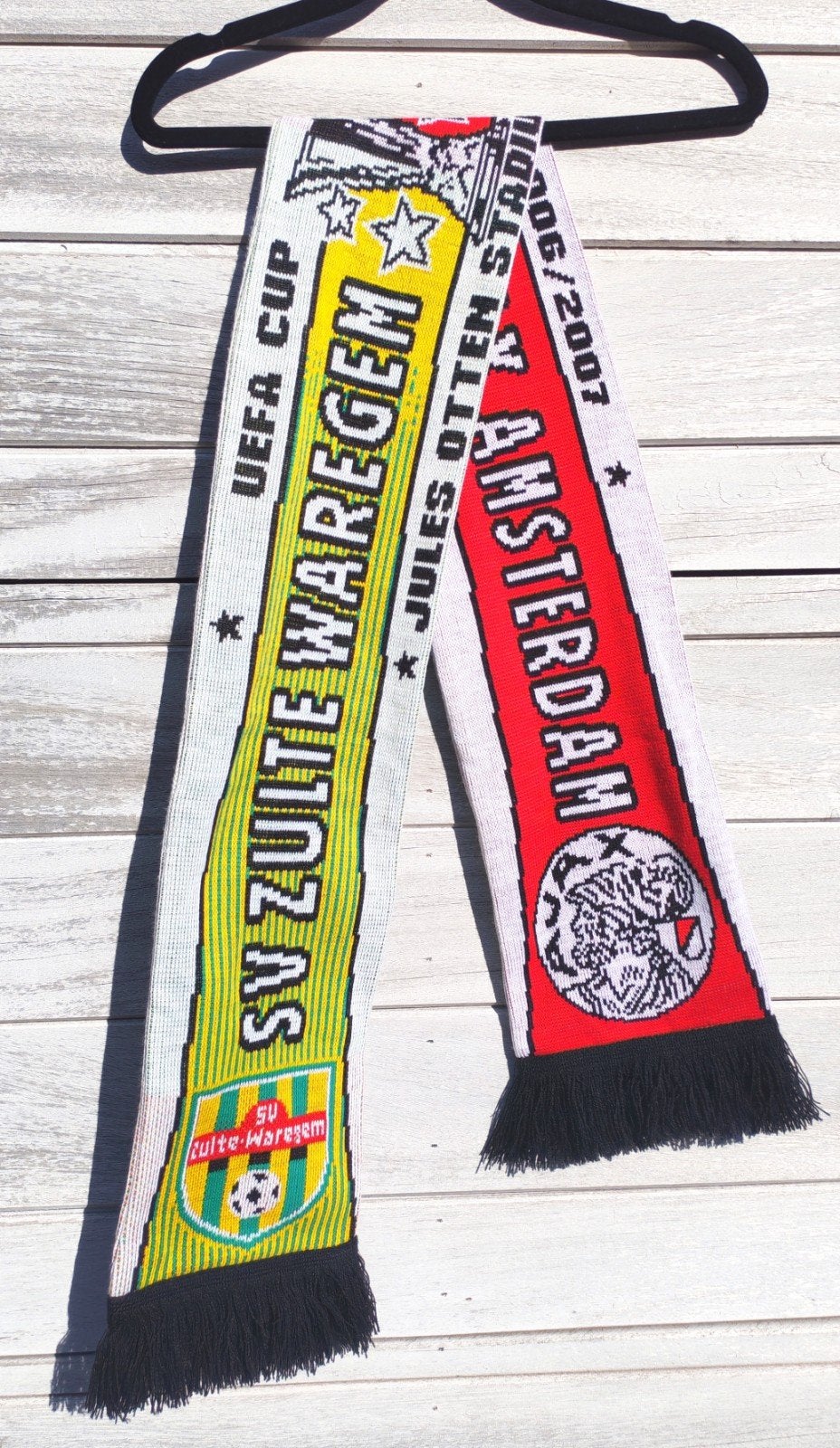 2006 Zulte-Waregem Ajax Amsterdam prachtige sjaal, Kleding | Heren, Ophalen of Verzenden, Sjaal