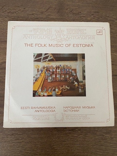 vinyl The folk music of Estonia, CD & DVD, Vinyles | Musique du monde, Enlèvement ou Envoi, Utilisé, Folk
