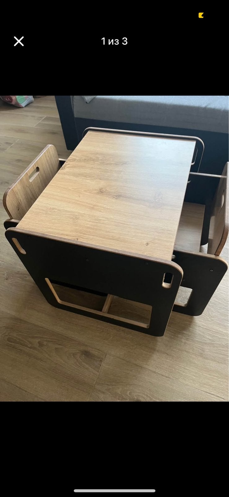Kindertafel met stoelen, Kinderen en Baby's, Kinderstoelen, Ophalen, Gebruikt
