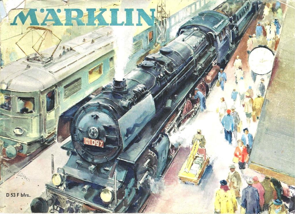 Marklin Catalogue de 1953 Avec Liste de Prix, Analogique, Enlèvement ou Envoi, Livre, Revue ou Catalogue, Utilisé