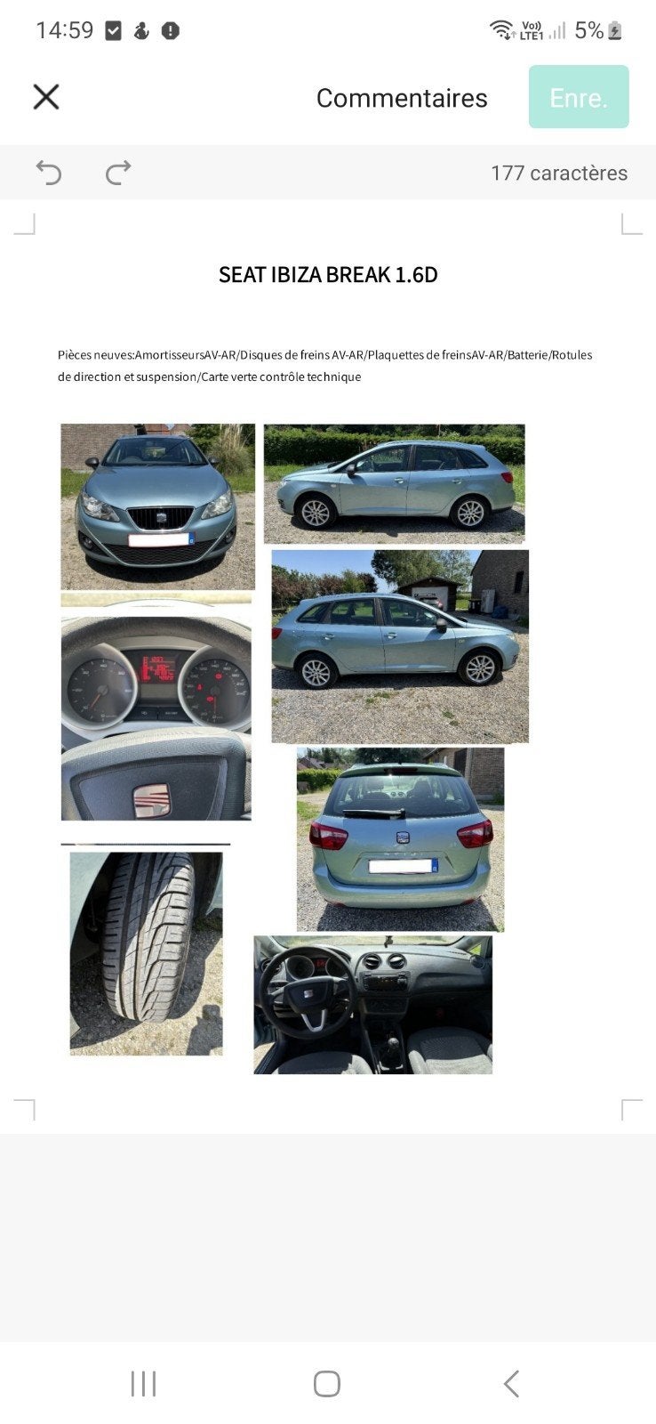 voiture occasion, Seat