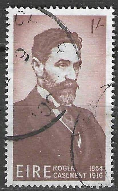 Ierland 1966 - Yvert 186 - Roger Casement - 1 s. (ST), Verzenden, Gestempeld