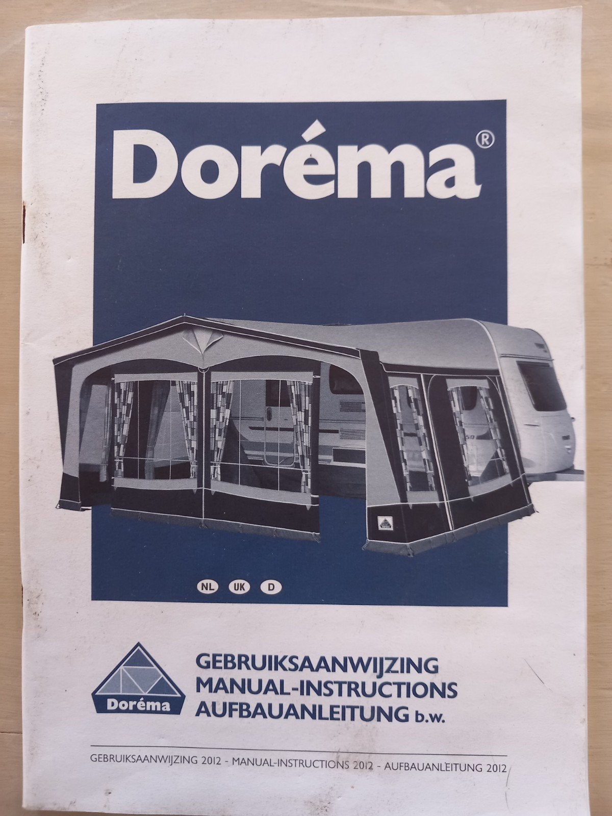 voorzettent caravan, Caravans en Kamperen, Voortenten en Luifels, Ophalen, Zo goed als nieuw, Dorema
