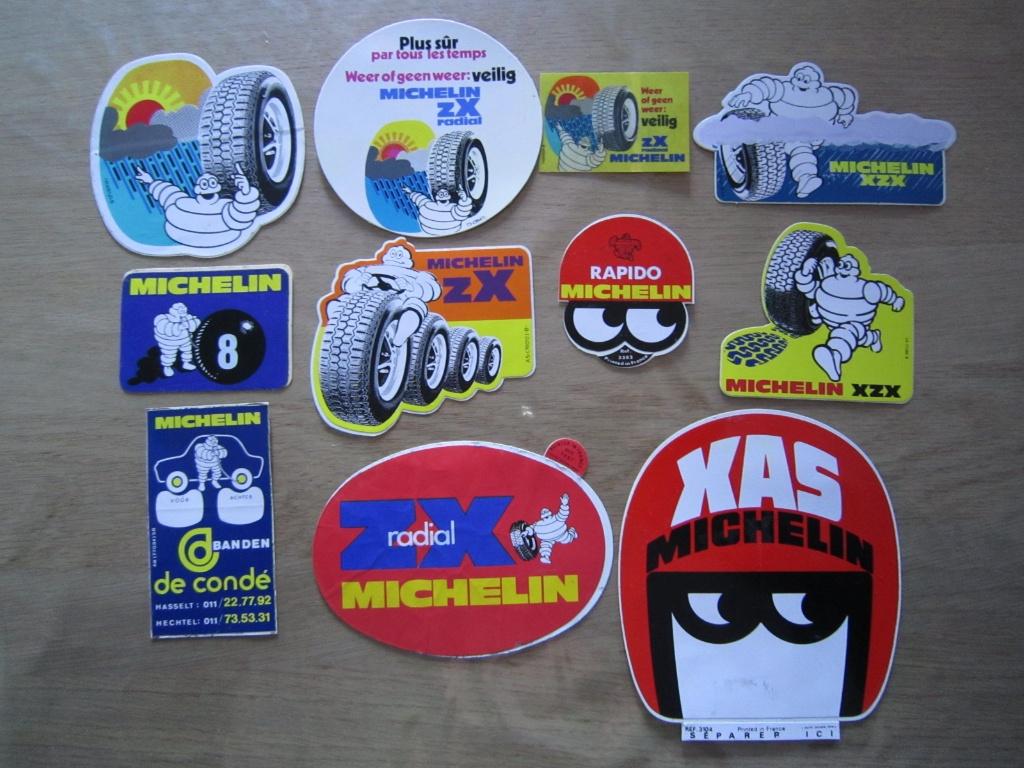 Autocollants rétro/vintage - Pneus Michelin, Enlèvement ou Envoi, Comme neuf, Voiture ou Moto